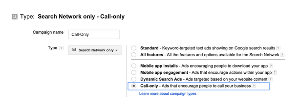call-only-settings-box