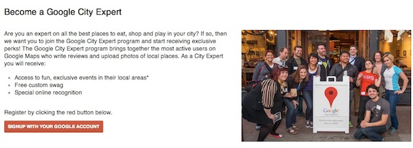 Become a Google City Expert