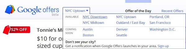 Google Offers Coming Soon