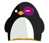 penguin-black-eye