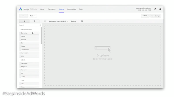 New AdWords Spreadsheet Function