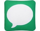 Chat Message Pillow