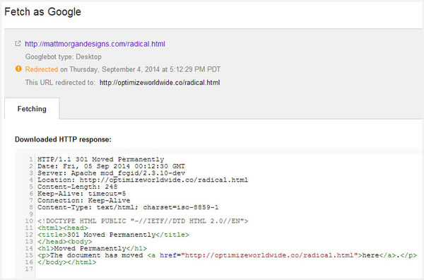 fetch-using-301-redirect-radical-step-2 fetch-using-301-redirect-radical-step-2