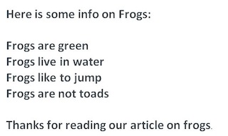 info-on-frogs