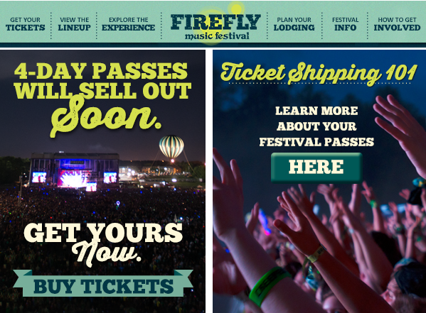Firefly Passes Will Sell Out Soon Firefly Passes Will Sell Out Soon