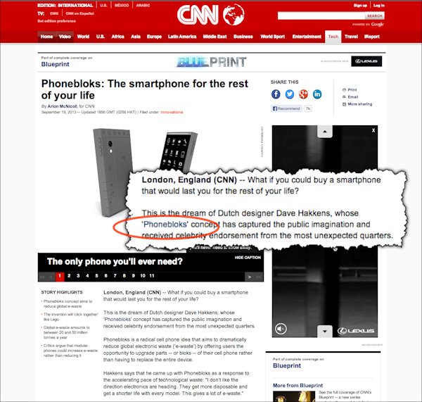Phonebloks on CNN