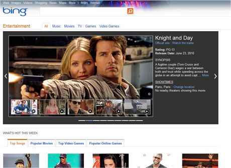 bing Entertainment hub Main.JPG