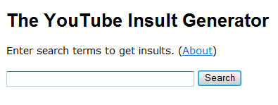 youtube-insult-generator
