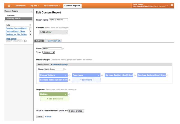 samir-actual-custom-report