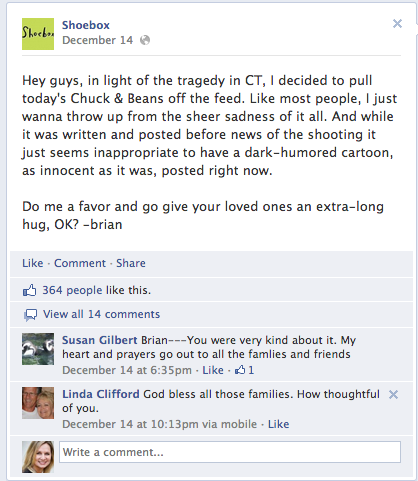 Sensitive Facebook Update from Showebox