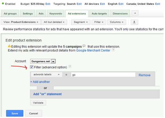 google-merchant-center-ad-extension-filters google-merchant-center-ad-extension-filters