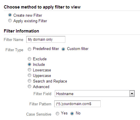 My Domain Filter My Domain Filter
